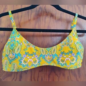 Aerie Paisley Bikini Top M